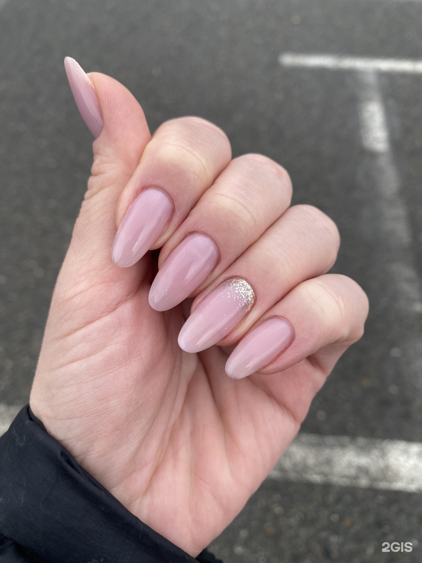Нюдовый маникюр на короткой длине — Lidiya