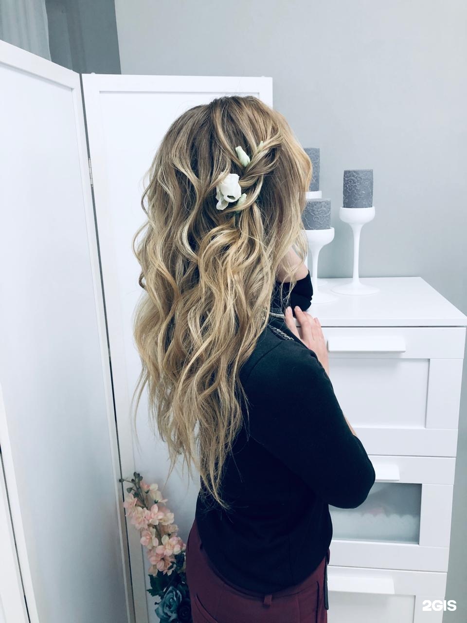 Собранная причёска с локонами — Lidiya